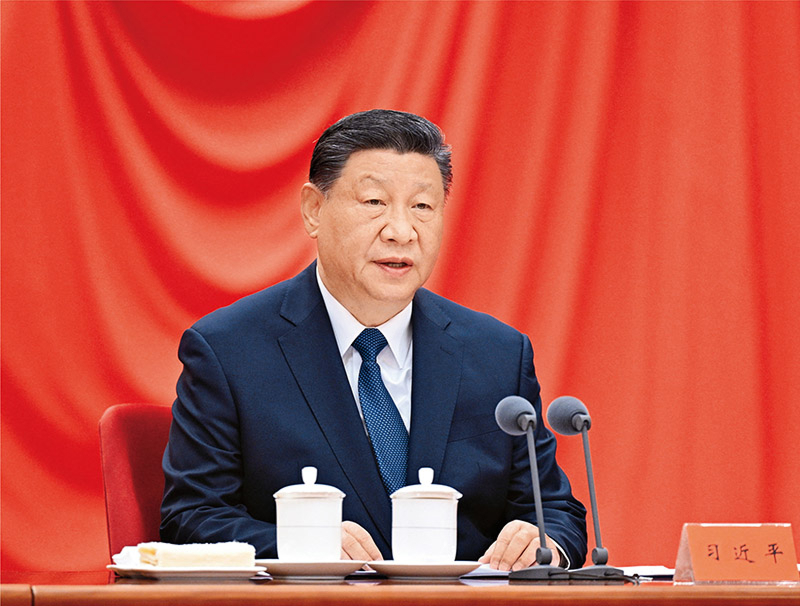 習近平：鍥而不舍落實中央八項規(guī)定精神， 以優(yōu)良黨風引領(lǐng)社風民風